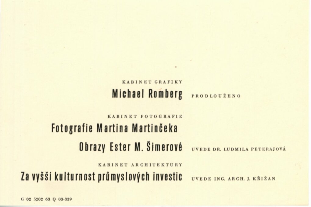 Martin Martinček – fotografie, Ester M. Šimerová – obrazy